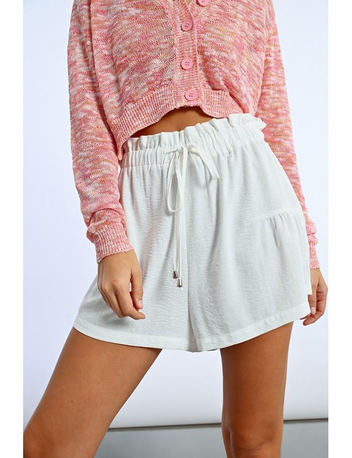 Lili Sidonio X Molly Bracken Short Plissé WHITE