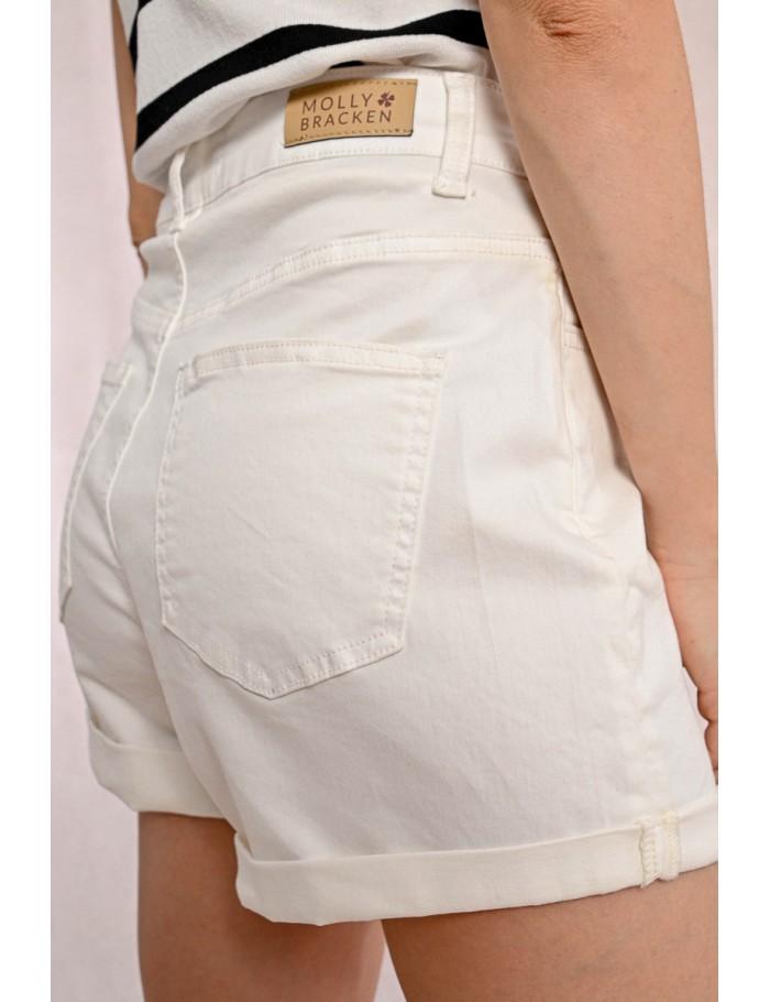 Lili Sidonio X Molly Bracken Short Retroussé WHITE