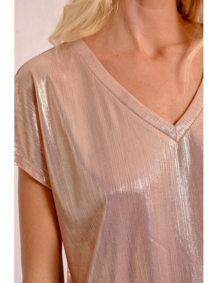 Lili Sidonio X Molly Bracken T Shirt Irisé OR