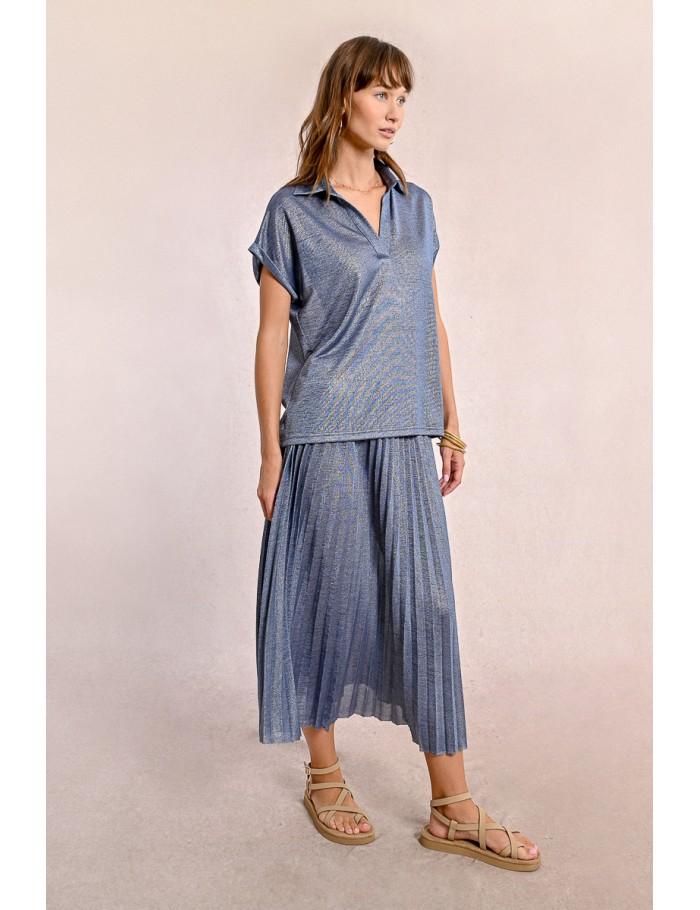 lili sidonio x molly bracken T shirt polo BEIGE