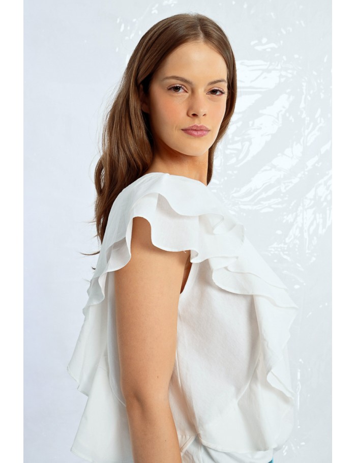 Lili Sidonio X Molly Bracken T Shirt Sweat WHITE