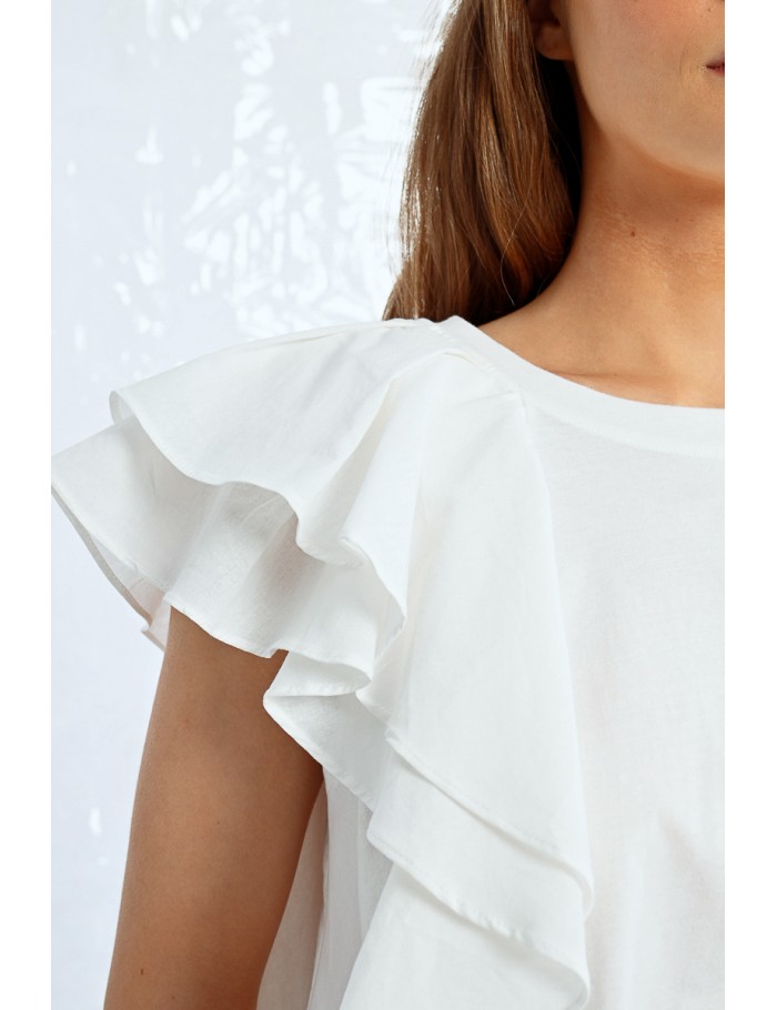 Lili Sidonio X Molly Bracken T Shirt Sweat WHITE