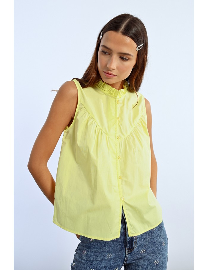 Lili Sidonio X Molly Bracken Top Chemisier VERT