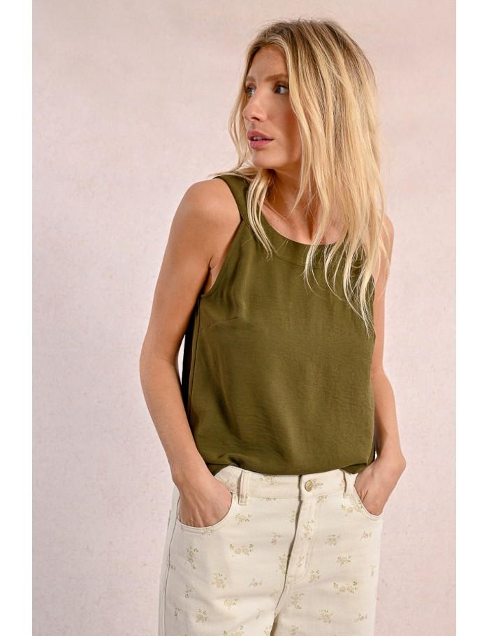 Lili Sidonio X Molly Bracken Top Dos Nu NAVY BLUE