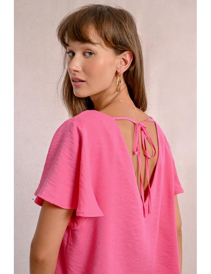Lili Sidonio X Molly Bracken Top Dos Nu PINK