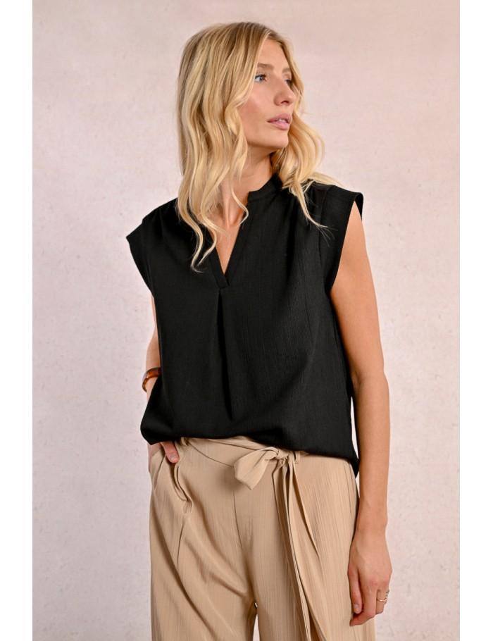 Lili Sidonio X Molly Bracken Top Sans Manches BLUE