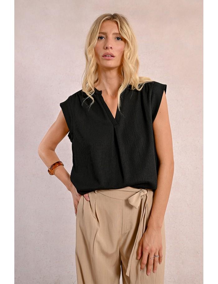 Lili Sidonio X Molly Bracken Top Sans Manches BLUE