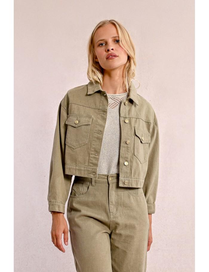 Lili Sidonio X Molly Bracken Veste Courte CRÈME