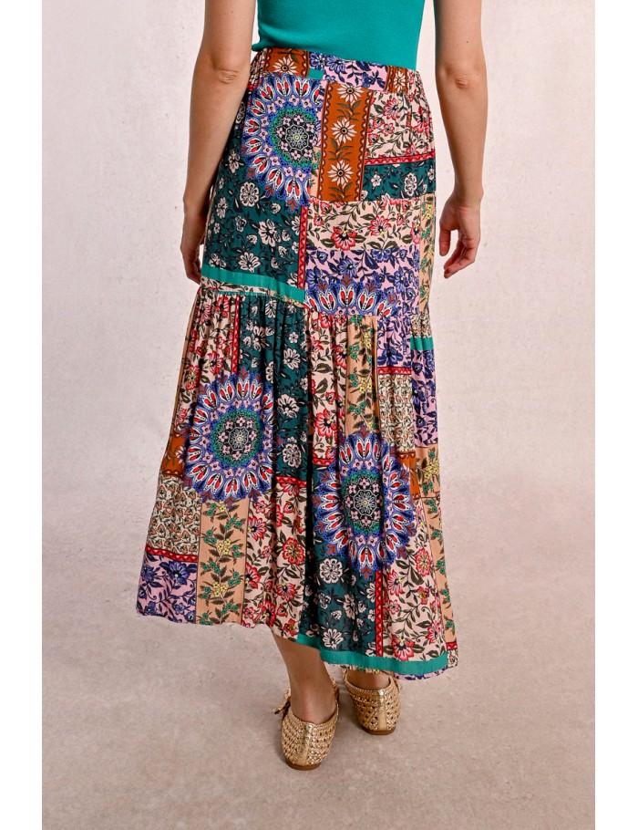 Lili Sidonio X Molly Bracken Longue Jupe à Volants MULTICO BANITA