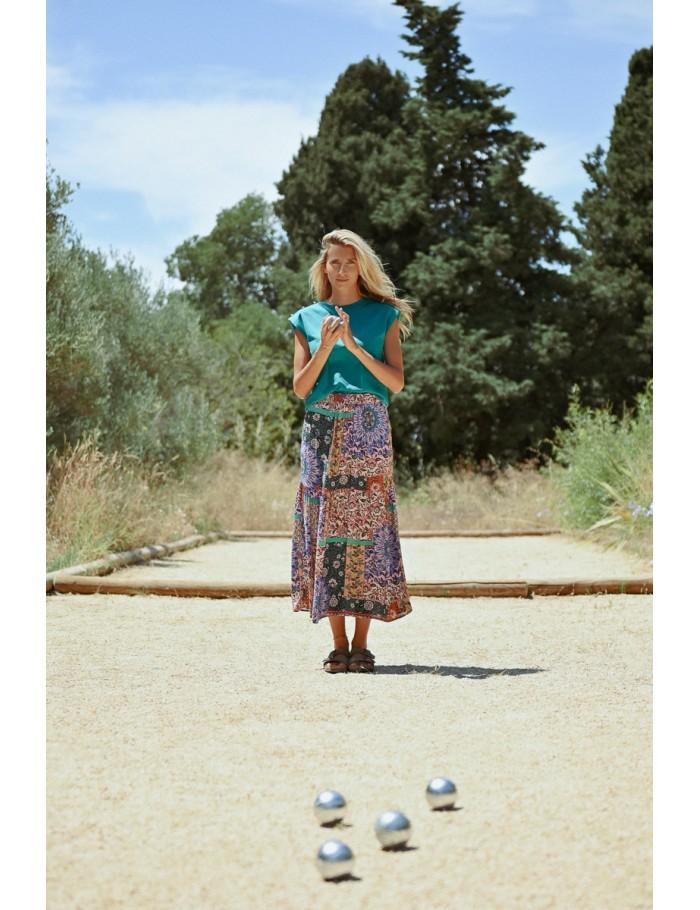 Lili Sidonio X Molly Bracken Longue Jupe à Volants MULTICO BANITA