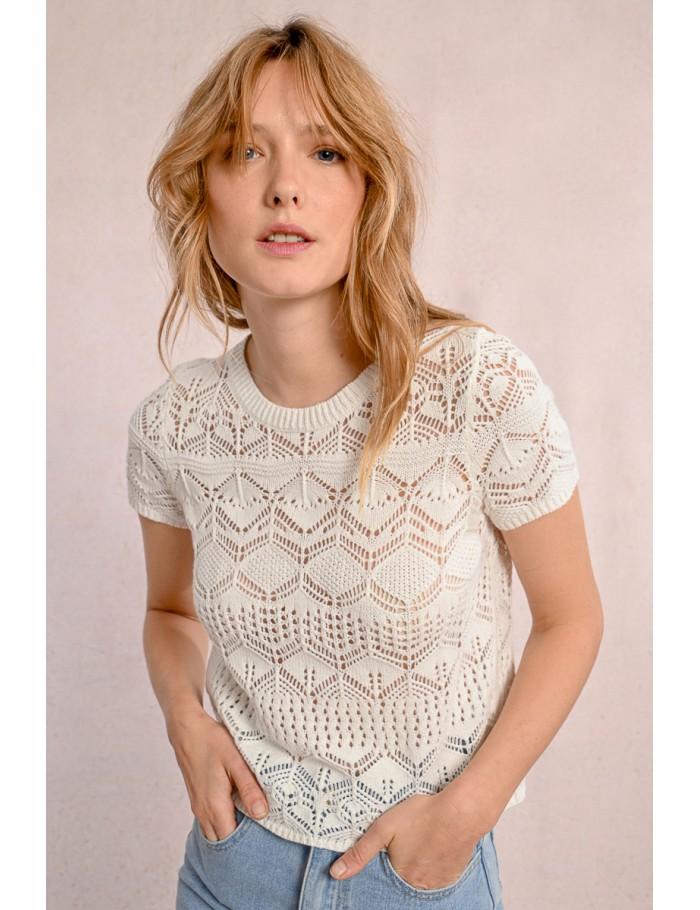 Lili Sidonio X Molly Bracken Maille En Crochet BLUE