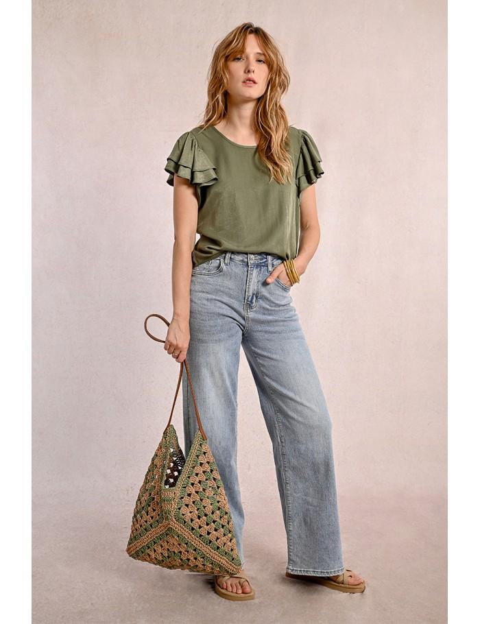 Lili Sidonio X Molly Bracken Panier Souple Tissé BEIGE