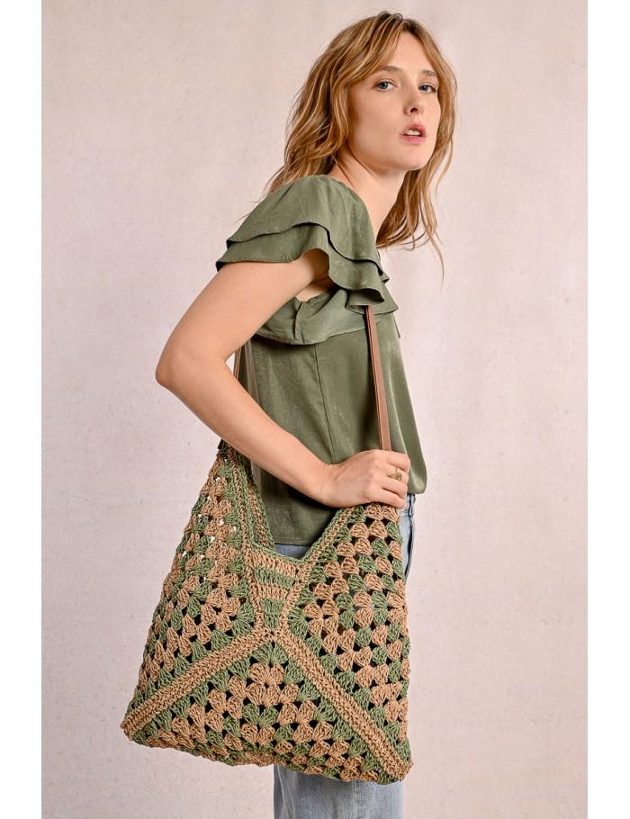 Lili Sidonio X Molly Bracken Panier Souple Tissé BEIGE