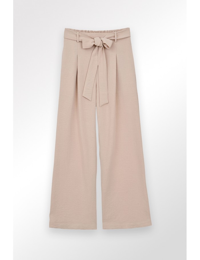 Lili Sidonio X Molly Bracken Pantalon à Nœud BEIGE