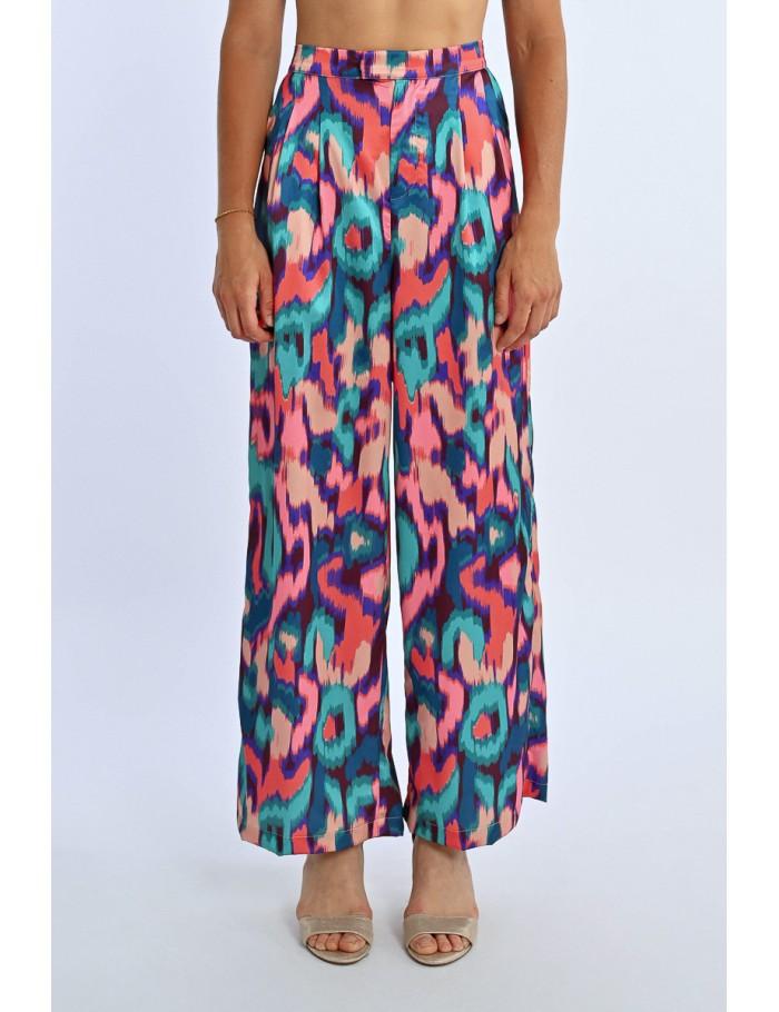 Lili Sidonio X Molly Bracken Pantalon à Pinces Imprimé MULTICO VALLADOLID