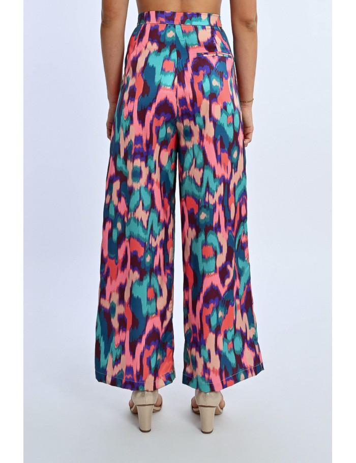 Lili Sidonio X Molly Bracken Pantalon à Pinces Imprimé MULTICO VALLADOLID