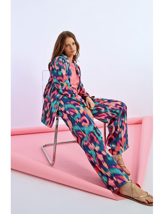 lili sidonio x molly bracken Pantalon à pinces imprimé MULTICO VALLADOLID