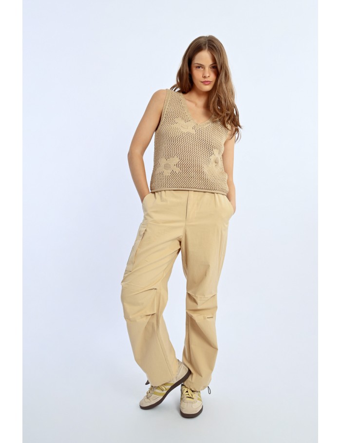 lili sidonio x molly bracken Pantalon cargo LIGHT BEIGE lili sidonio x molly bracken Pantalon cargo LIGHT BEIGE