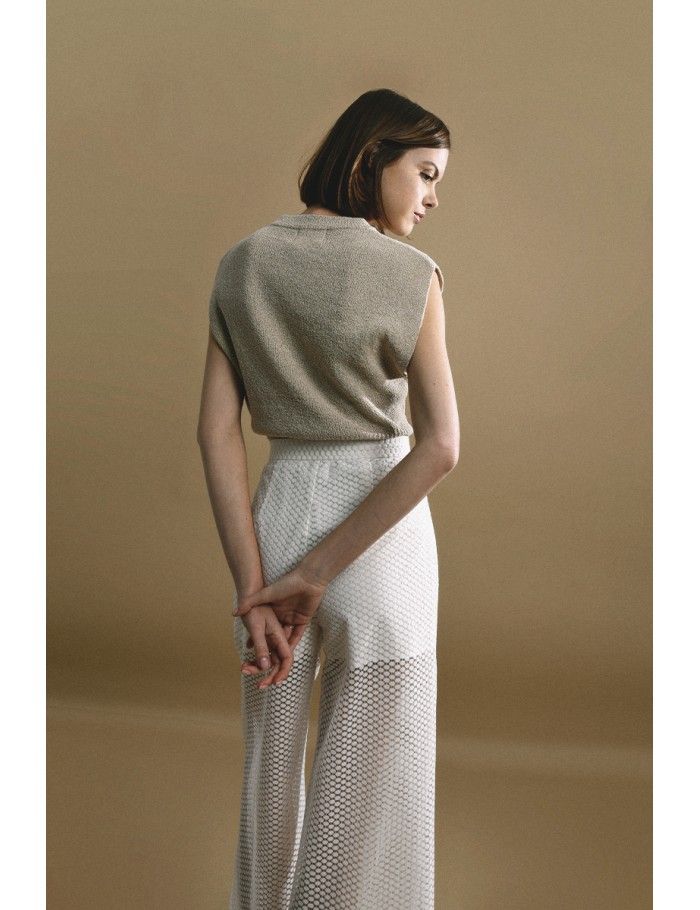 Lili Sidonio X Molly Bracken Pantalon En Dentelle WHITE