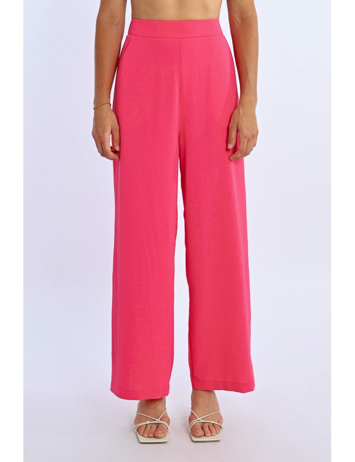 Lili Sidonio X Molly Bracken Pantalon Fluide Et Droit BLUE