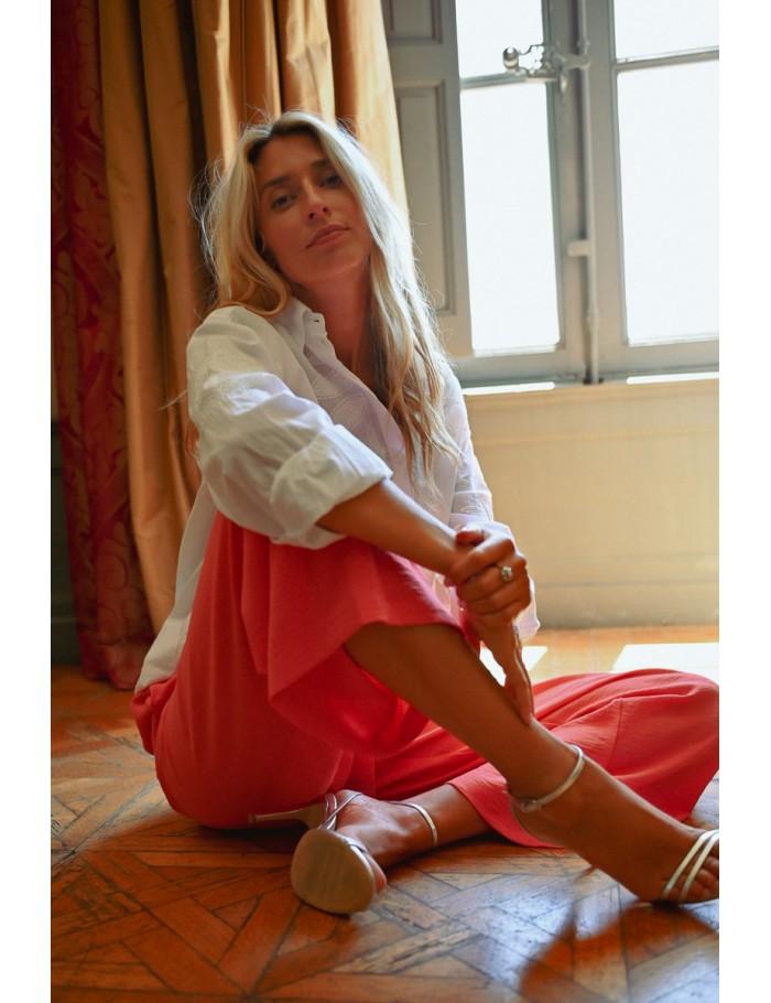 Lili Sidonio X Molly Bracken Pantalon Fluide NAVY BLUE