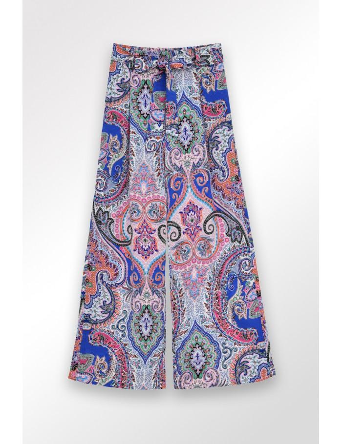 Lili Sidonio X Molly Bracken Pantalon Large à Imprimé MULTICO AELIS