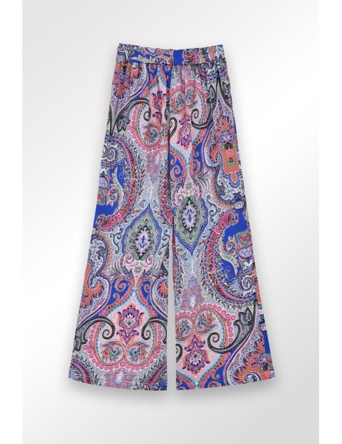 Lili Sidonio X Molly Bracken Pantalon Large à Imprimé MULTICO AELIS