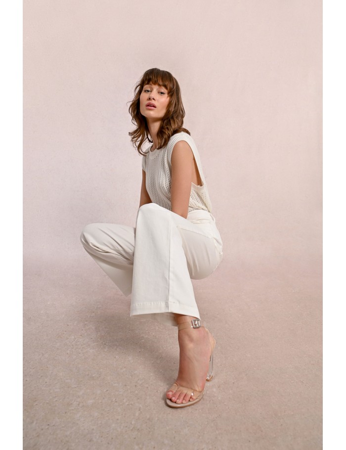 Lili Sidonio X Molly Bracken Pantalon Large COBALT BLUE