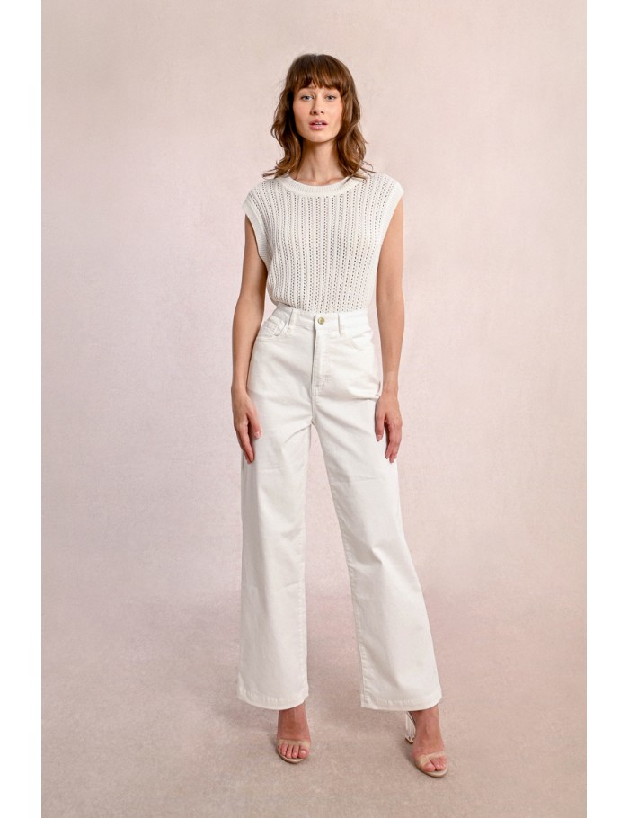 Lili Sidonio X Molly Bracken Pantalon Large COBALT BLUE