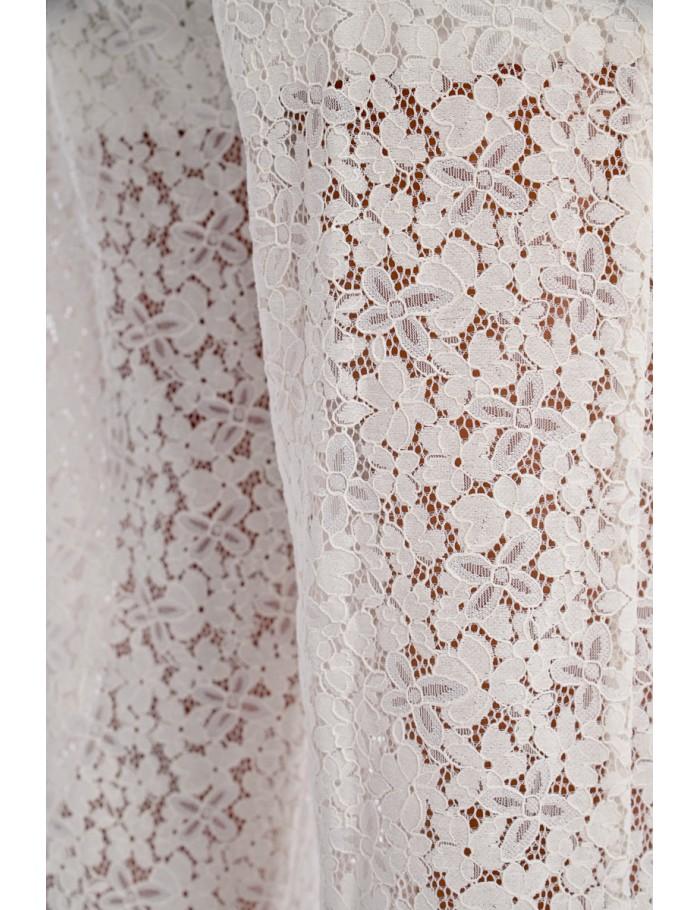 Lili Sidonio X Molly Bracken Pantalon Large En Dentelle WHITE