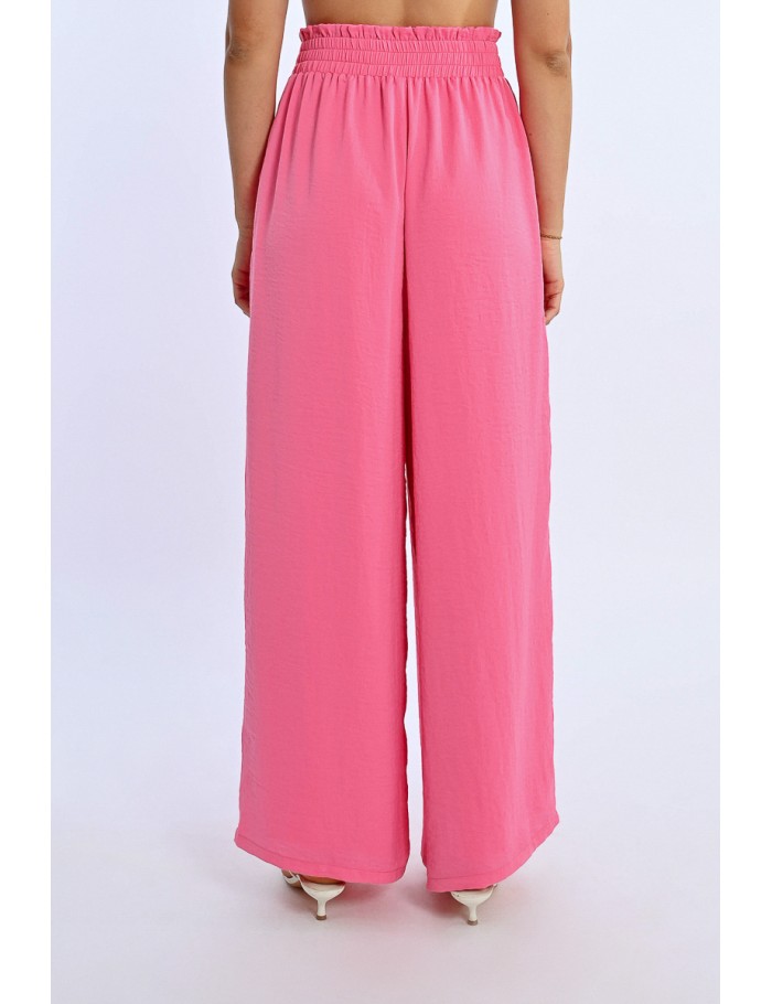 Lili Sidonio X Molly Bracken Pantalon Taille Haute Fluide NAVY BLUE