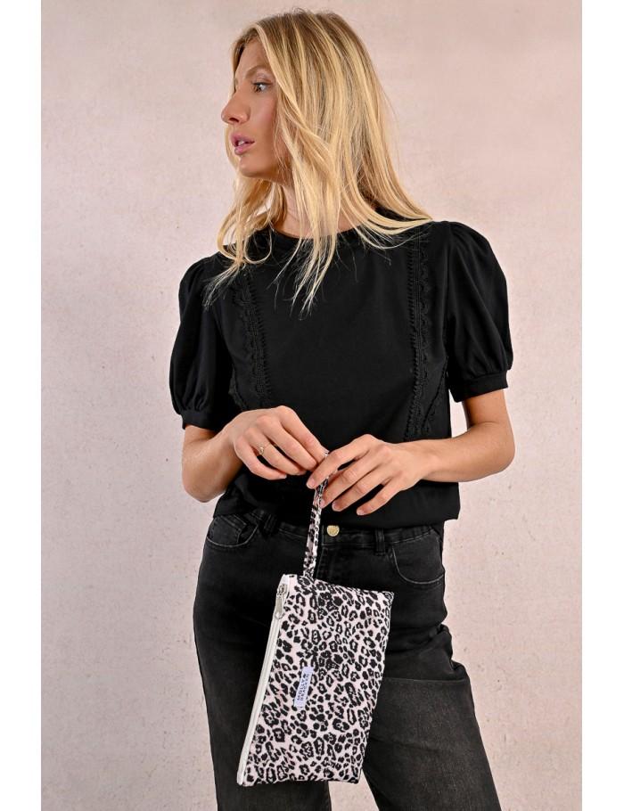 Lili Sidonio X Molly Bracken Pochette Imprimée BEIGE GEETA