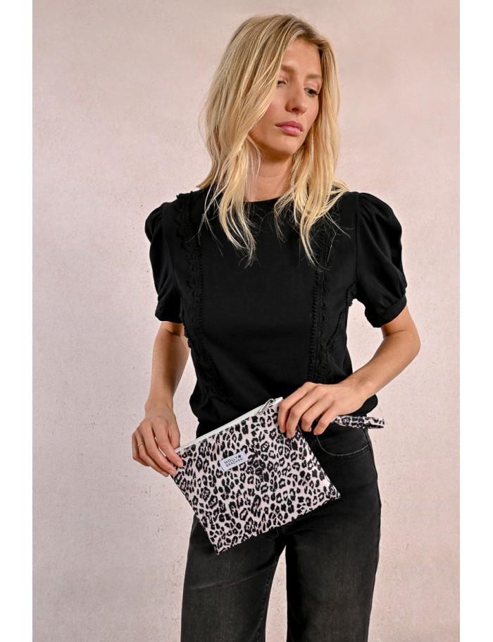 Lili Sidonio X Molly Bracken Pochette Imprimée BEIGE GEETA