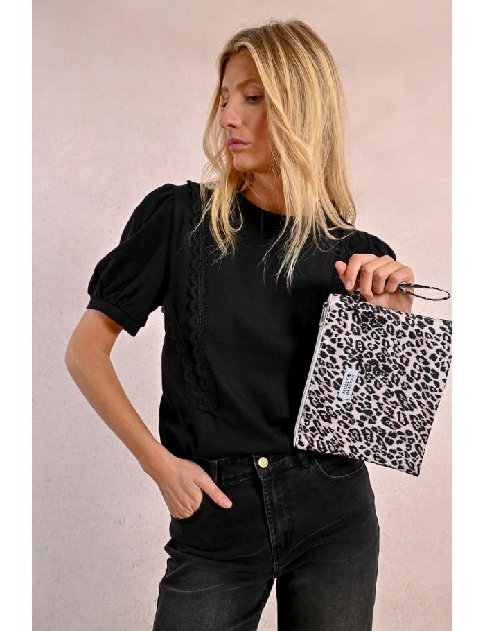 Lili Sidonio X Molly Bracken Pochette Imprimée BEIGE GEETA