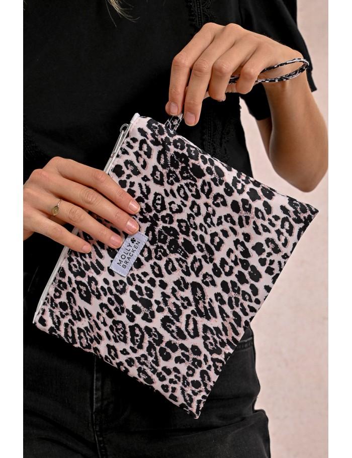 lili sidonio x molly bracken Pochette imprimée BEIGE GEETA