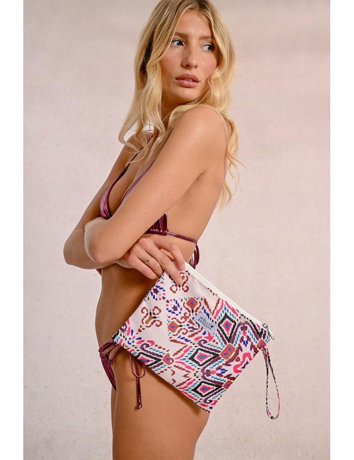 Lili Sidonio X Molly Bracken Pochette Imprimée CREAM PADMA