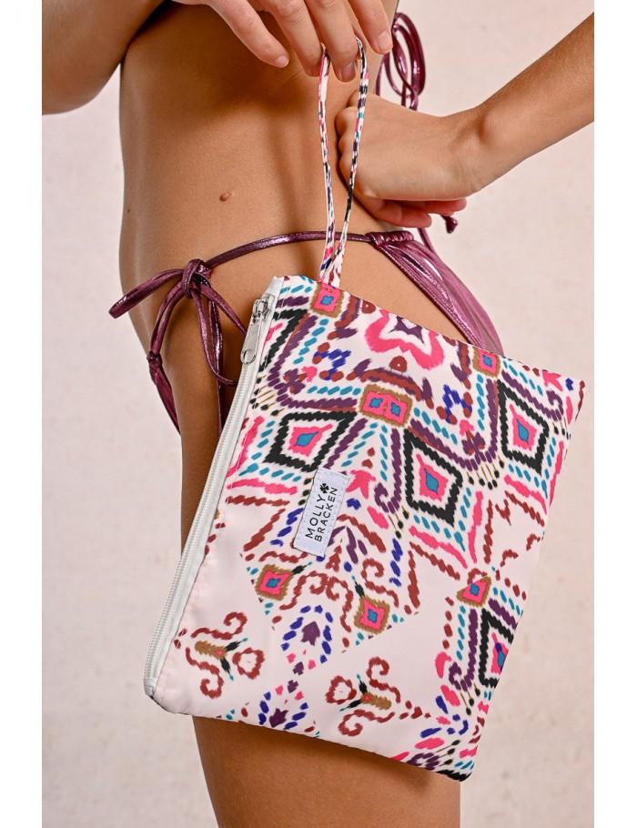 Lili Sidonio X Molly Bracken Pochette Imprimée CREAM PADMA