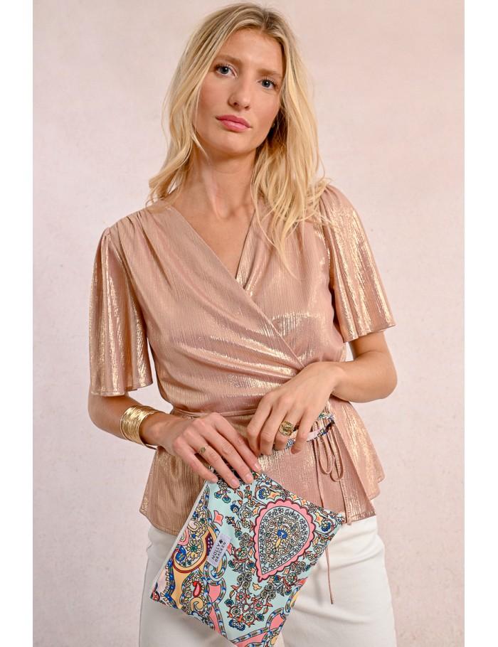 Lili Sidonio X Molly Bracken Pochette Imprimée GREEN BLOOMA