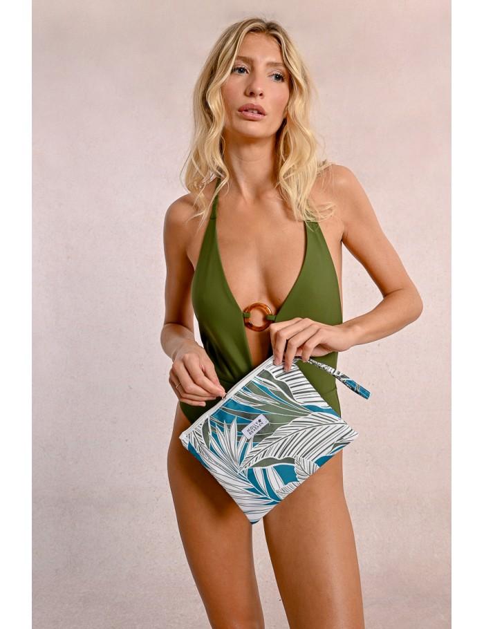 Lili Sidonio X Molly Bracken Pochette Imprimée KHAKI KALA