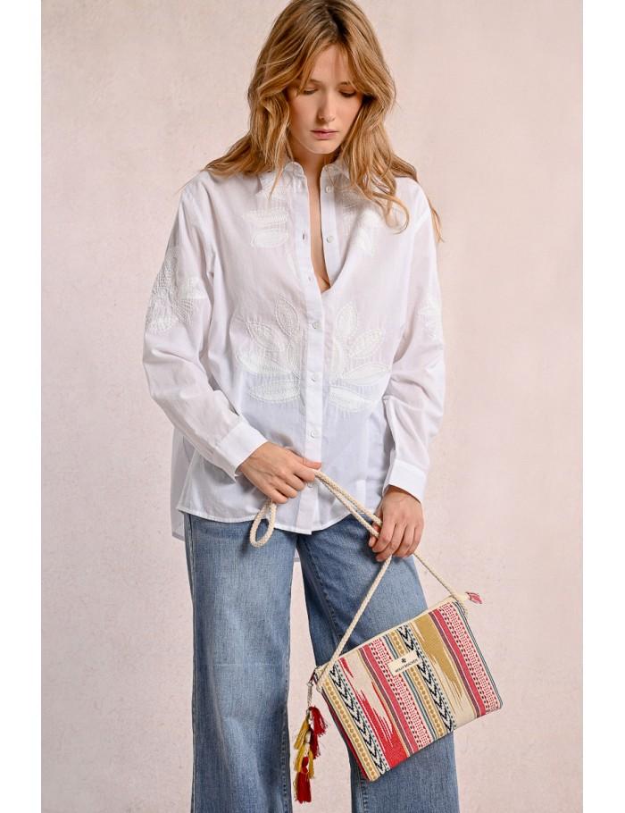 lili sidonio x molly bracken Pochette tressée multico MULTICOLOUR