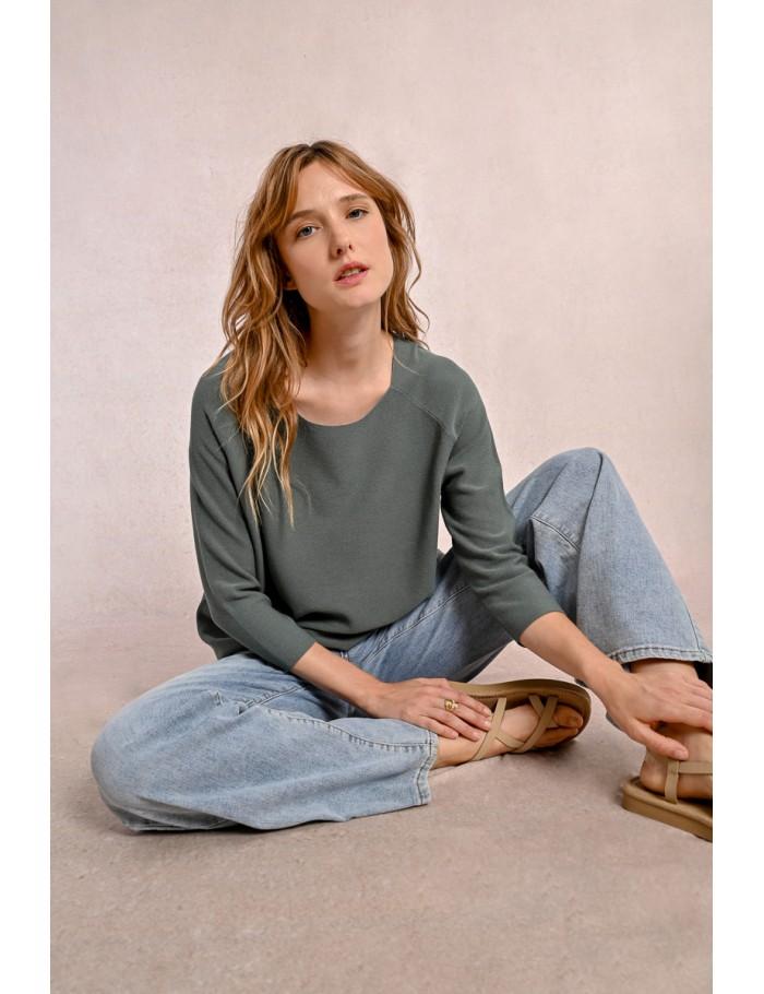 lili sidonio x molly bracken Pull manches longues NAVY BLUE