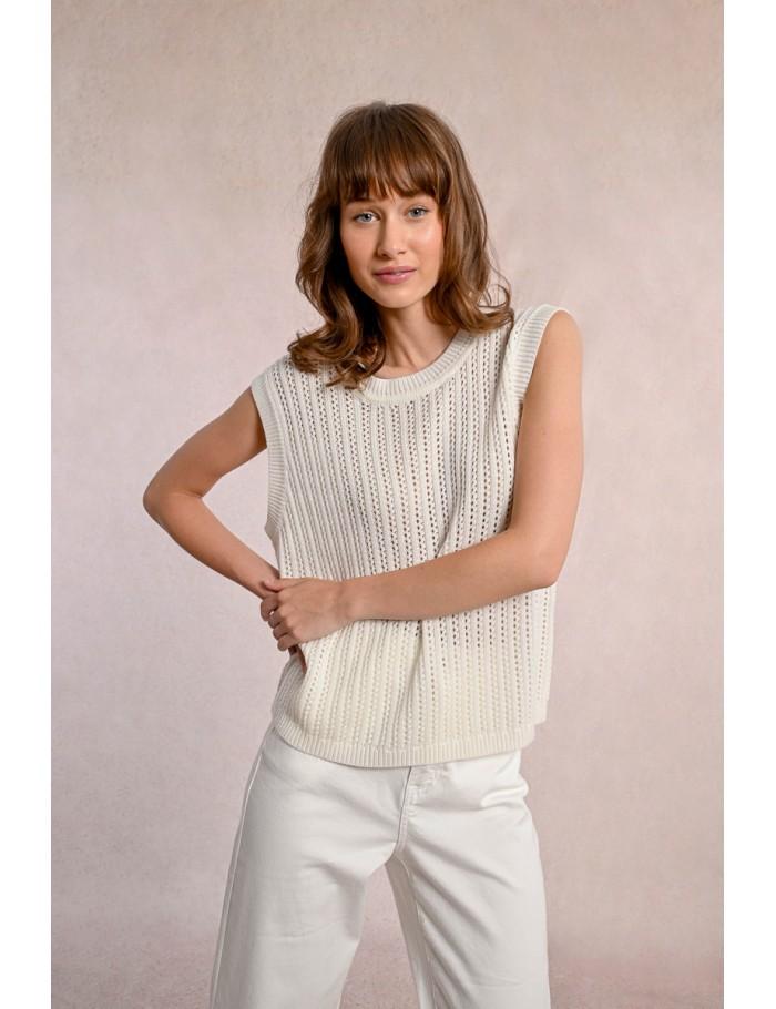 Lili Sidonio X Molly Bracken Pull Sans Manches BLACK