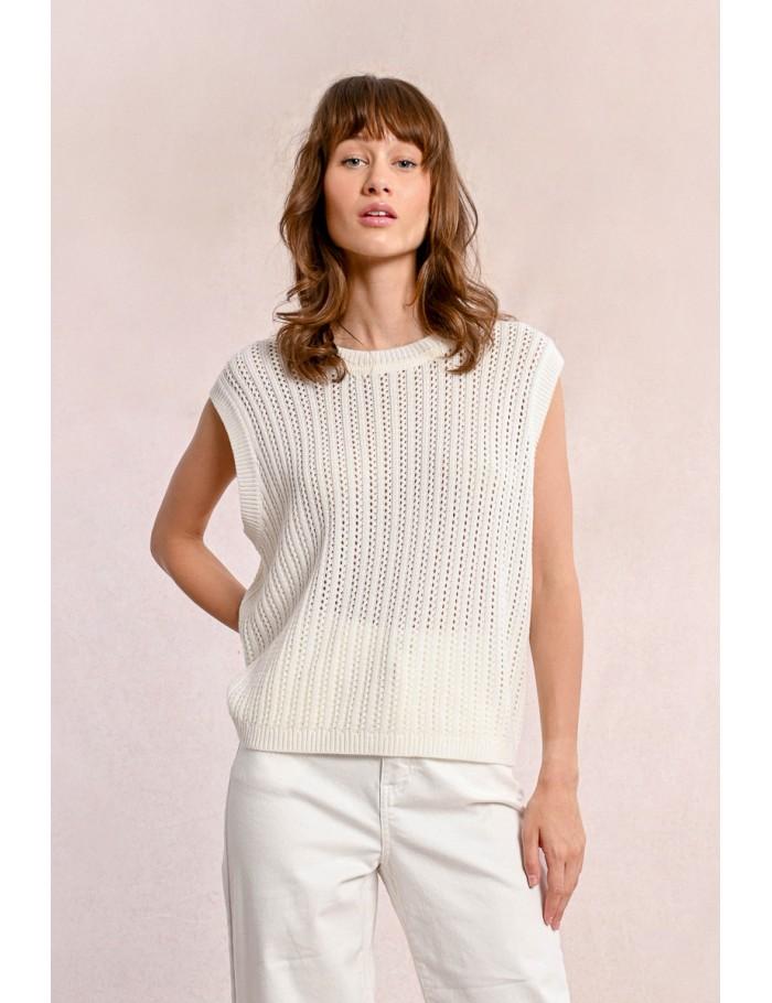 Lili Sidonio X Molly Bracken Pull Sans Manches BLACK