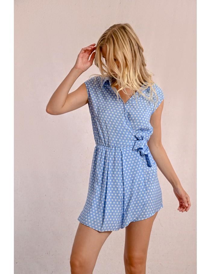 Lili Sidonio X Molly Bracken Robe Chemisier Mi Longue Nouable à La Taille LIGHT BLUE