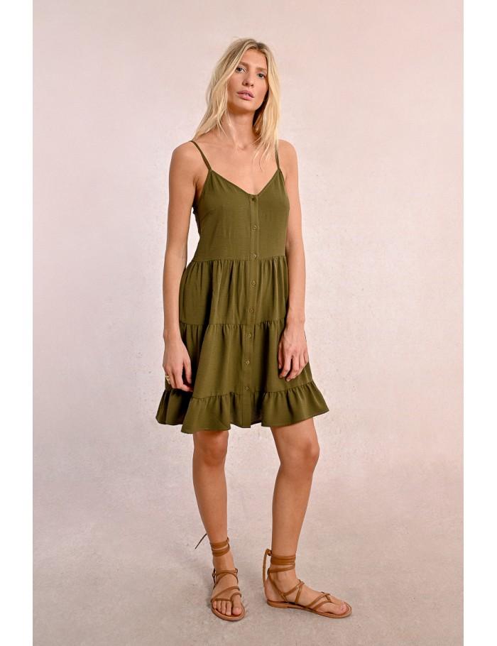 lili sidonio x molly bracken Robe courte à bretelles NAVY BLUE