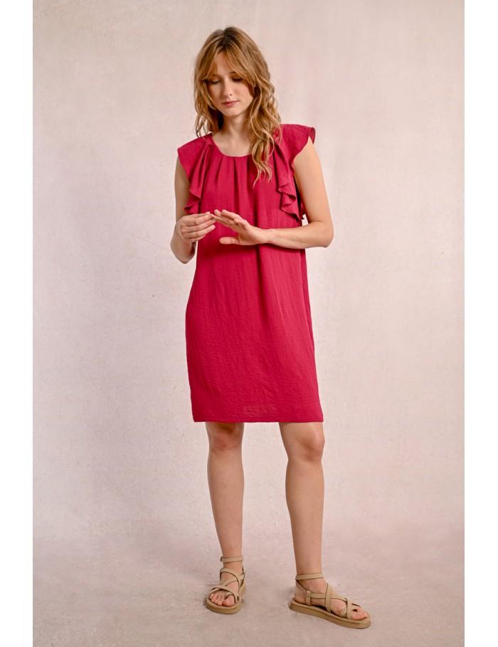 Lili Sidonio X Molly Bracken Robe Courte à Manches Fantaisies NAVY BLUE