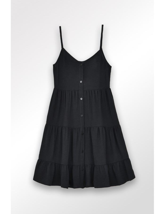 Lili Sidonio X Molly Bracken Robe Courte à Volants BEIGE