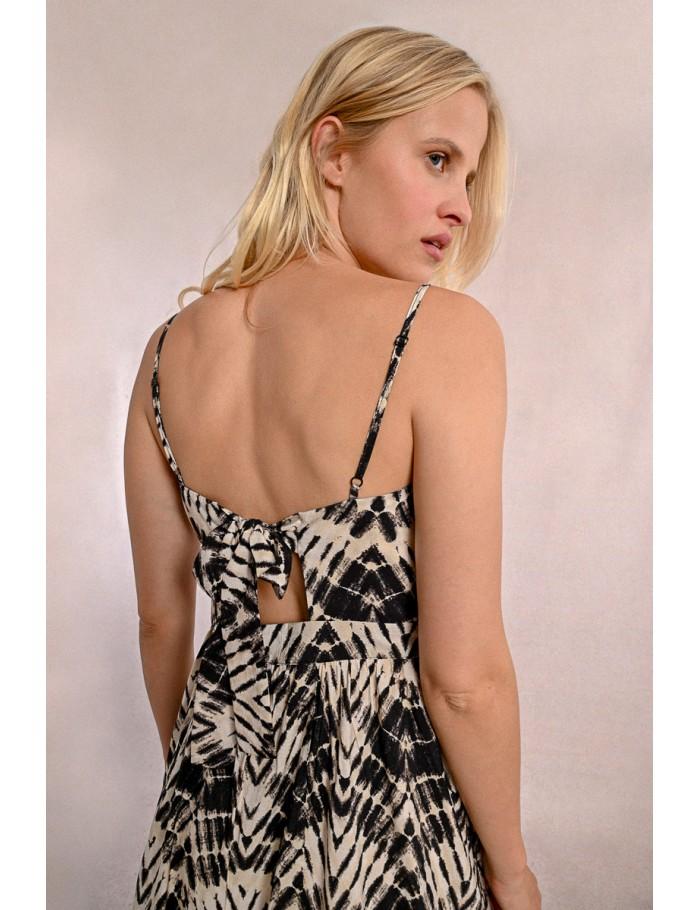 Lili Sidonio X Molly Bracken Robe Courte Boutonnée BEIGE DOLI