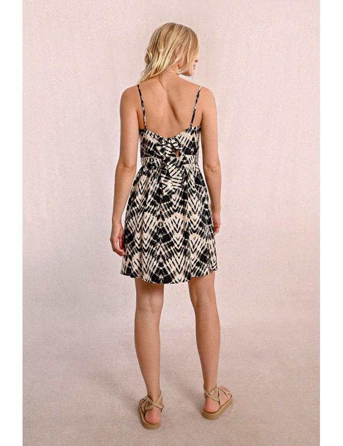 Lili Sidonio X Molly Bracken Robe Courte Boutonnée BEIGE DOLI