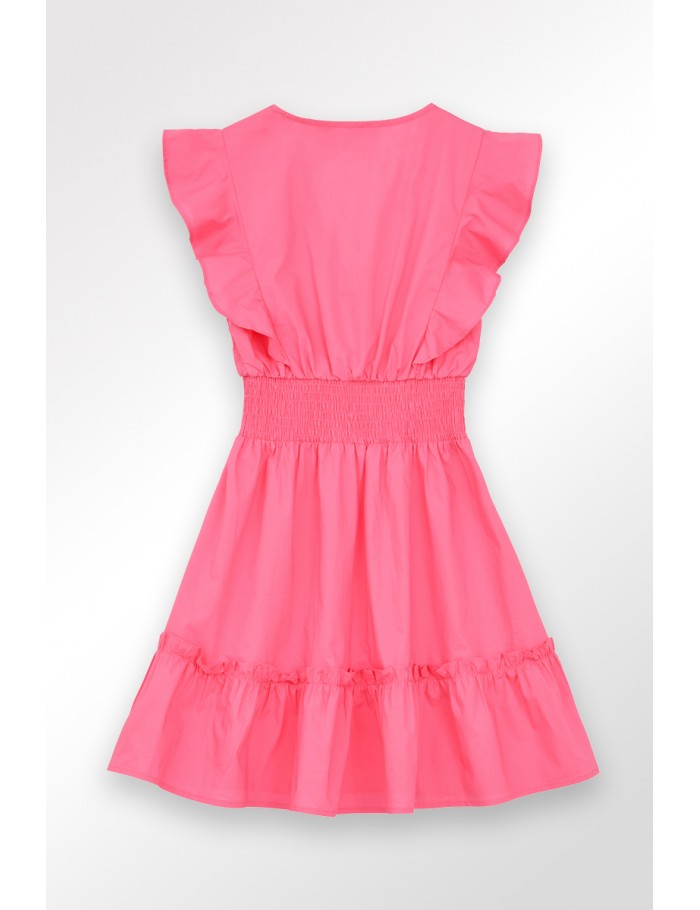 Lili Sidonio X Molly Bracken Robe Courte En Volume PINK
